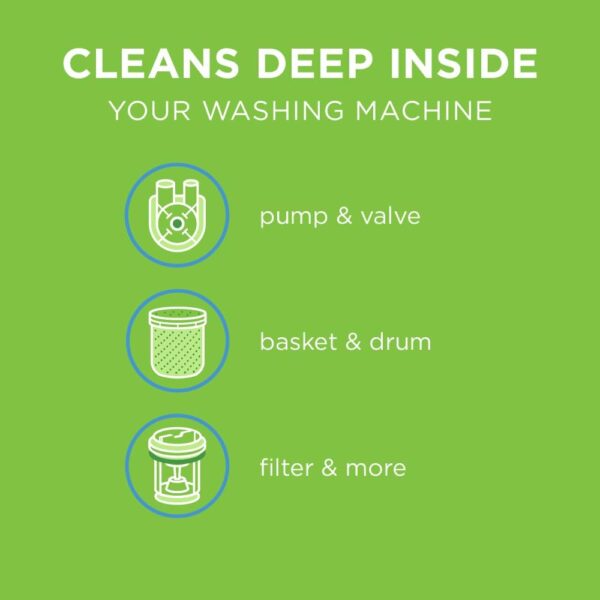 Affresh Washing Machine Cleaner, Cleans Front Load and Top Load Washers, Including HE, 6 Tablets - Image 3