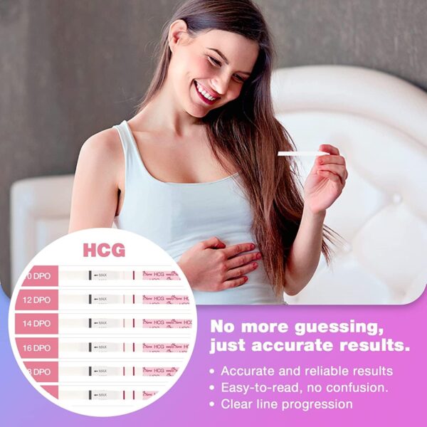 Easy@Home 50 Ovulation Test Strips and 20 Pregnancy Test Strips Combo Kit - Image 4