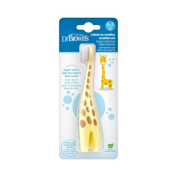 Dr. Brown's Infant-to-Toddler Toothbrush, Giraffe