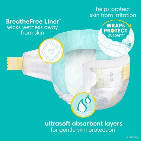 Pampers Swaddlers Diapers - Size 5, One Month Supply (132 Count), Ultra Soft Disposable Baby Diapers - Image 5